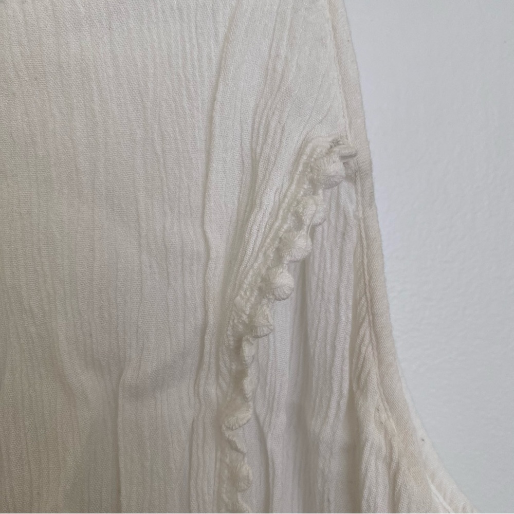 Lumiere White Blouse, Size Large - Picture 3 of 7